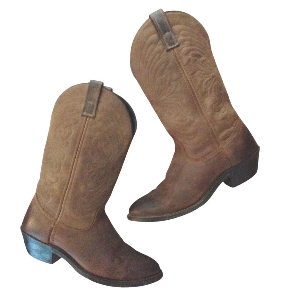 Masterson Boot Co. Women's Brown Cowboy Boots Size 6.5 M Cowgirl Boots